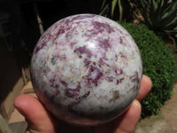 Polished Rubellite Pink Tourmaline Spheres  x 2 From Madagascar - TopRock