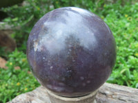 Polished Lepidolite Spheres With Lithium Mica x 3 From Zimbabwe - TopRock