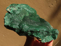 Natural Chatoyant Crystalline Malachite Specimens  x 2 From Kasompe, Congo - Toprock Gemstones and Minerals 