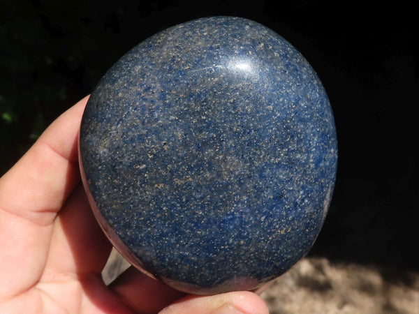 Polished Extra Large Lazulite Palm Stones  x 6 From Madagascar - TopRock