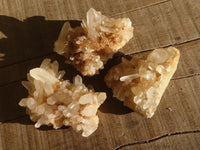 Natural Small Clear Quartz Clusters  x 35 From Madagascar