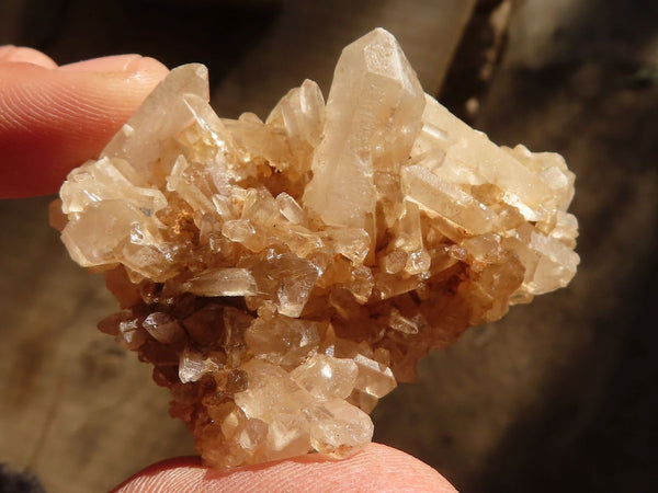 Natural Small Clear Quartz Clusters  x 35 From Madagascar