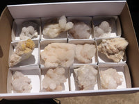 Natural Selected Candle Quartz Clusters  x 12 From Madagascar - TopRock