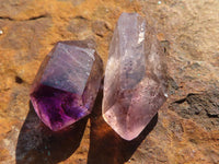 Natural Mini Smokey Amethyst Window Quartz Crystals  x 70 From Chiredzi, Zimbabwe - Toprock Gemstones and Minerals 