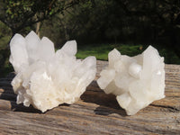 Natural Quartz Clusters With Nice Intact Crystals  x 6 From Madagascar - TopRock