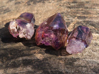 Natural Mini Smokey Amethyst Window Quartz Crystals  x 70 From Chiredzi, Zimbabwe - Toprock Gemstones and Minerals 