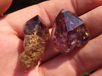 Natural Mini Smokey Amethyst Window Quartz Crystals  x 70 From Chiredzi, Zimbabwe - Toprock Gemstones and Minerals 