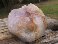 Polished Amethyst Agate Geodes With Crystalline Centres x 3 From Madagascar - TopRock