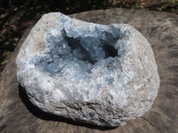 Natural Deep Blue Celestite Geode Specimen  x 1 From Sakoany, Madagascar - TopRock