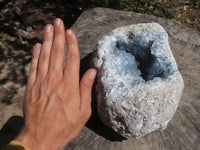 Natural Deep Blue Celestite Geode Specimen  x 1 From Sakoany, Madagascar - TopRock