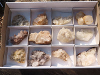 Natural Small Mixed Quartz Clusters  x 12 From Madagascar - Toprock Gemstones and Minerals 