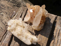 Natural Small Mixed Quartz Clusters  x 12 From Madagascar - Toprock Gemstones and Minerals 