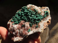 Natural Rare Ball Malachite On Drusi Quartz & Dolomite Matrix  x 2 From Kambove, Congo - Toprock Gemstones and Minerals 