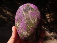 Polished Purple Stichtite Standing Free Forms x 6 From Barberton, South Africa