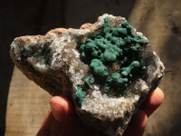 Natural Rare Ball Malachite On Drusi Quartz & Dolomite Matrix  x 2 From Kambove, Congo - Toprock Gemstones and Minerals 