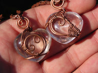 Polished Mixed Jewellery Free Forms With Copper Art Wire Pendants x 6 From Southern Africa - TopRock