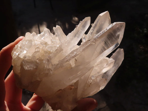 Natural Mixed Clear Quartz Clusters  x 2 From Madagascar