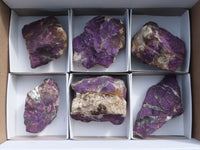 Natural Selected Rough Purpurite Specimens  x 6 From Erongo, Namibia - TopRock