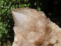 Natural Cascading Smokey Phantom Quartz Clusters x 2 From Luena, Congo - TopRock