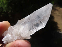 Natural Single Clear Quartz Crystals  x 35 From Mpika, Zambia - Toprock Gemstones and Minerals 