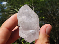 Natural Single Clear Quartz Crystals  x 35 From Mpika, Zambia - Toprock Gemstones and Minerals 