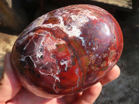 Polished Gorgeous Red Flame Jasper Standing Free Forms  x 2 From Madagascar - Toprock Gemstones and Minerals 