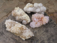 Natural Selection Of Cactus Quartz Clusters  x 4 From Boekenhouthoek, South Africa - TopRock