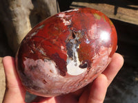 Polished Gorgeous Red Flame Jasper Standing Free Forms  x 2 From Madagascar - Toprock Gemstones and Minerals 