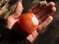 Polished Carnelian Agate Spheres  x 4 From Madagascar