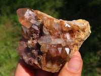 Natural Hematoid Quartz Crystals & Clusters x 6 From Karoi, Zimbabwe - TopRock