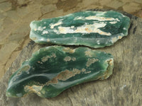 Polished Emerald Mtorolite / Chrysoprase Pieces  x 3 From Zimbabwe - TopRock