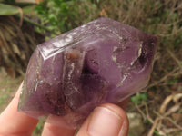 Polished Amethyst Window & Smokey Amethyst Points  x 6 From Akansobe, Madagascar - TopRock