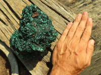 Natural Chatoyant Silky Malachite Specimen  x 1 From Congo - Toprock Gemstones and Minerals 