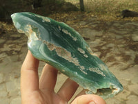 Polished Emerald Mtorolite / Chrysoprase Pieces  x 3 From Zimbabwe - TopRock