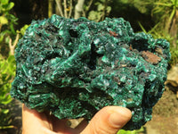 Natural Chatoyant Silky Malachite Specimen  x 1 From Congo - Toprock Gemstones and Minerals 