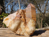 Natural Red Hematoid Phantom Quartz Specimens x 6 From Karoi, Zimbabwe