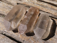 Natural Clear Red Hematoid Quartz Crystals  x 19 From Zimbabwe - TopRock