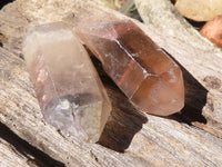 Natural Clear Red Hematoid Quartz Crystals  x 19 From Zimbabwe - TopRock