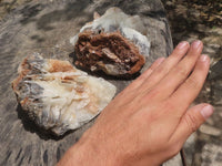 Natural Rare Bladed Barite Specimens  x 2 From Congo - TopRock