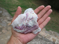 Natural Pink Tourmaline Crystals In Mica & Quartz Schist x 4 From Karibib, Namibia - TopRock