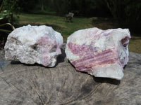 Natural Pink Tourmaline Crystals In Mica & Quartz Schist x 4 From Karibib, Namibia - TopRock