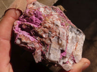 Natural Pink Salrose Cobaltion Dolomite Specimens  x 4 From Kakanda, Congo