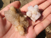 Natural Small Mixed Spirit Quartz Clusters  x 35 From Boekenhouthoek, South Africa - Toprock Gemstones and Minerals 