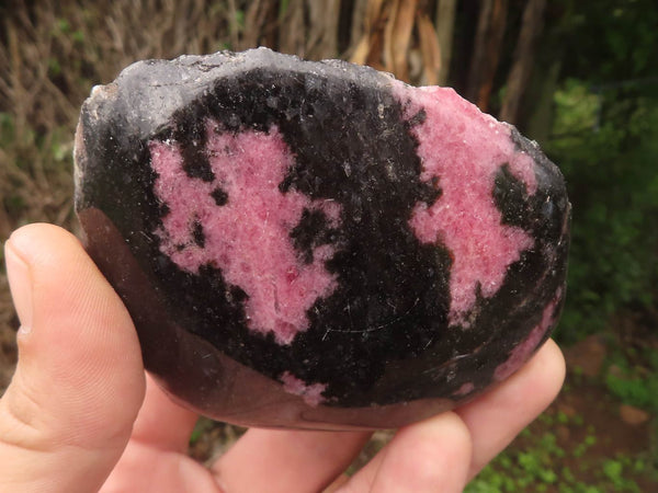 Polished One Side Polished Rhodonite Free Forms  x 4 From Madagascar - TopRock