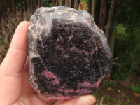 Polished One Side Polished Rhodonite Free Forms  x 4 From Madagascar - TopRock