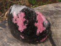 Polished One Side Polished Rhodonite Free Forms  x 4 From Madagascar - TopRock