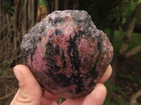 Polished One Side Polished Rhodonite Free Forms  x 4 From Madagascar - TopRock