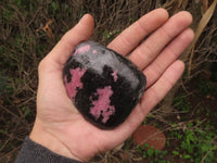 Polished One Side Polished Rhodonite Free Forms  x 4 From Madagascar - TopRock