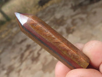 Natural Banded Tiger Iron Stone / Muggle Jewellery Points  x 20 From Southern Africa - TopRock