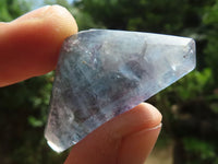 Polished Watermelon Fluorite Faceted Jewellery Free Forms  x 22 From Uis, Namibia - TopRock